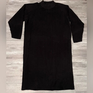 Free People Beach Ribbed Knit Long Sleeve‎ Maxi Sweater Dress Witchy Grunge Sz M